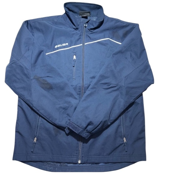 Bauer Other - Bauer Youth Large Hockey Warm Up Jacket Full Zip Blue Team